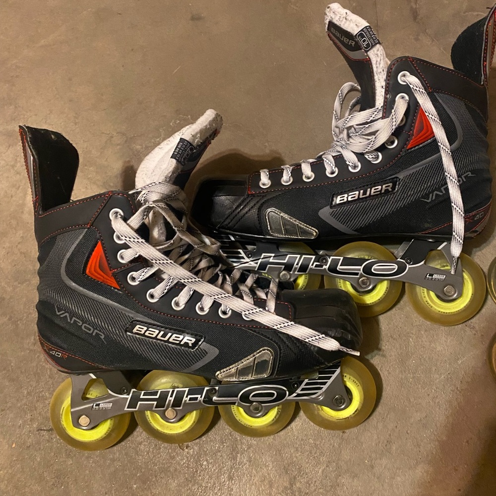 Bauer Vapor RH X40R Inline Skates Size 10